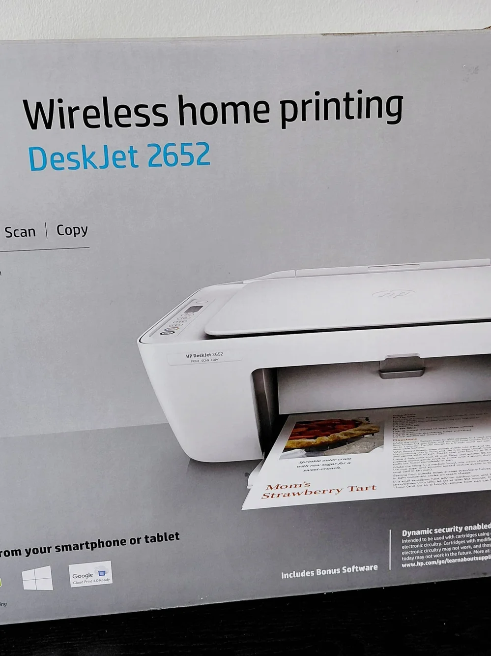 HP DeskJet 2652 All-in-One Wireless Printer